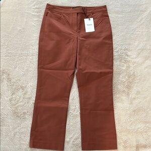 Theory Rust Brown cropped pants